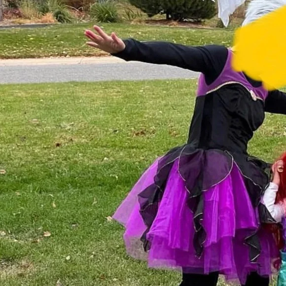 Worn once! Xxs Ursula tutu costume. - Picture 2 of 3